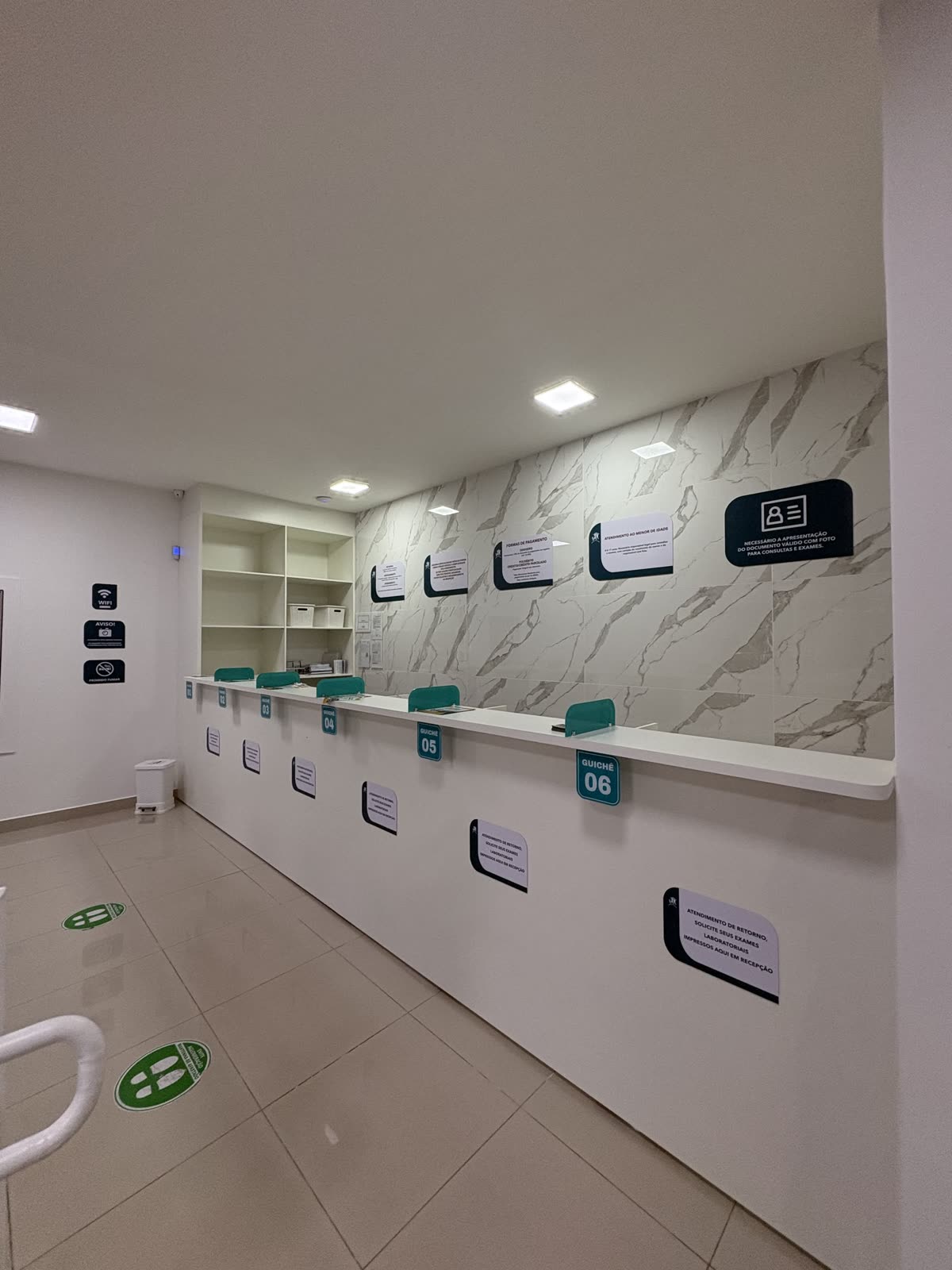 Fachada da clínica